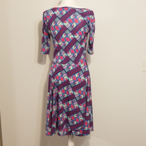 LULAROE geometric print dress - Picture 3 of 5